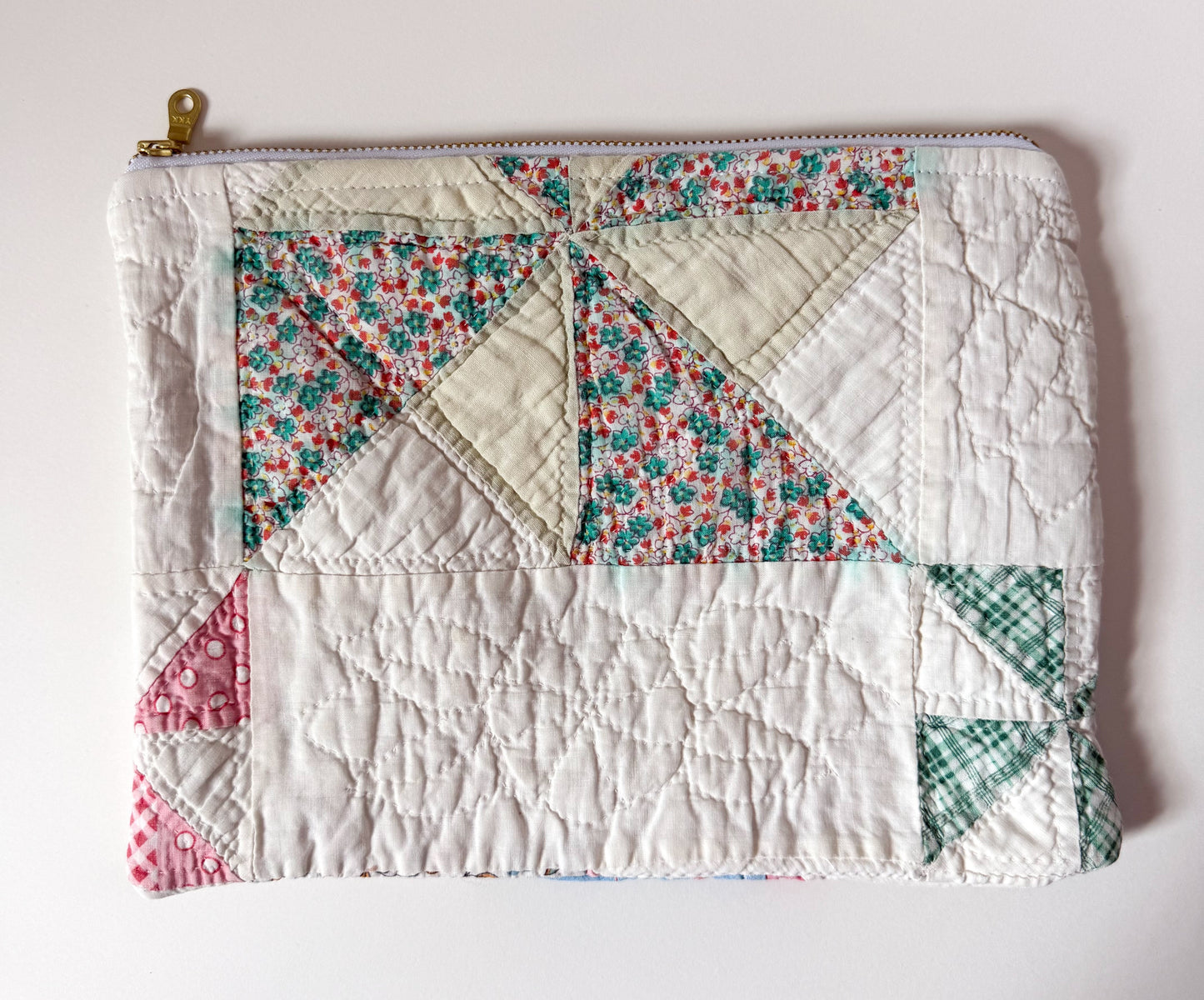 Quilt Zipper Pouch | Large