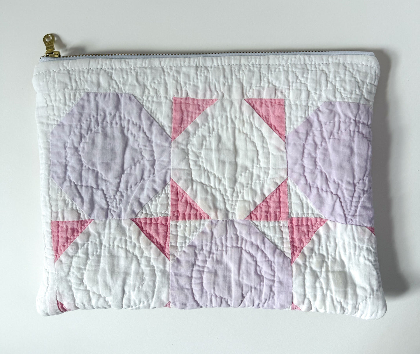 Quilt Zipper Pouch | Large