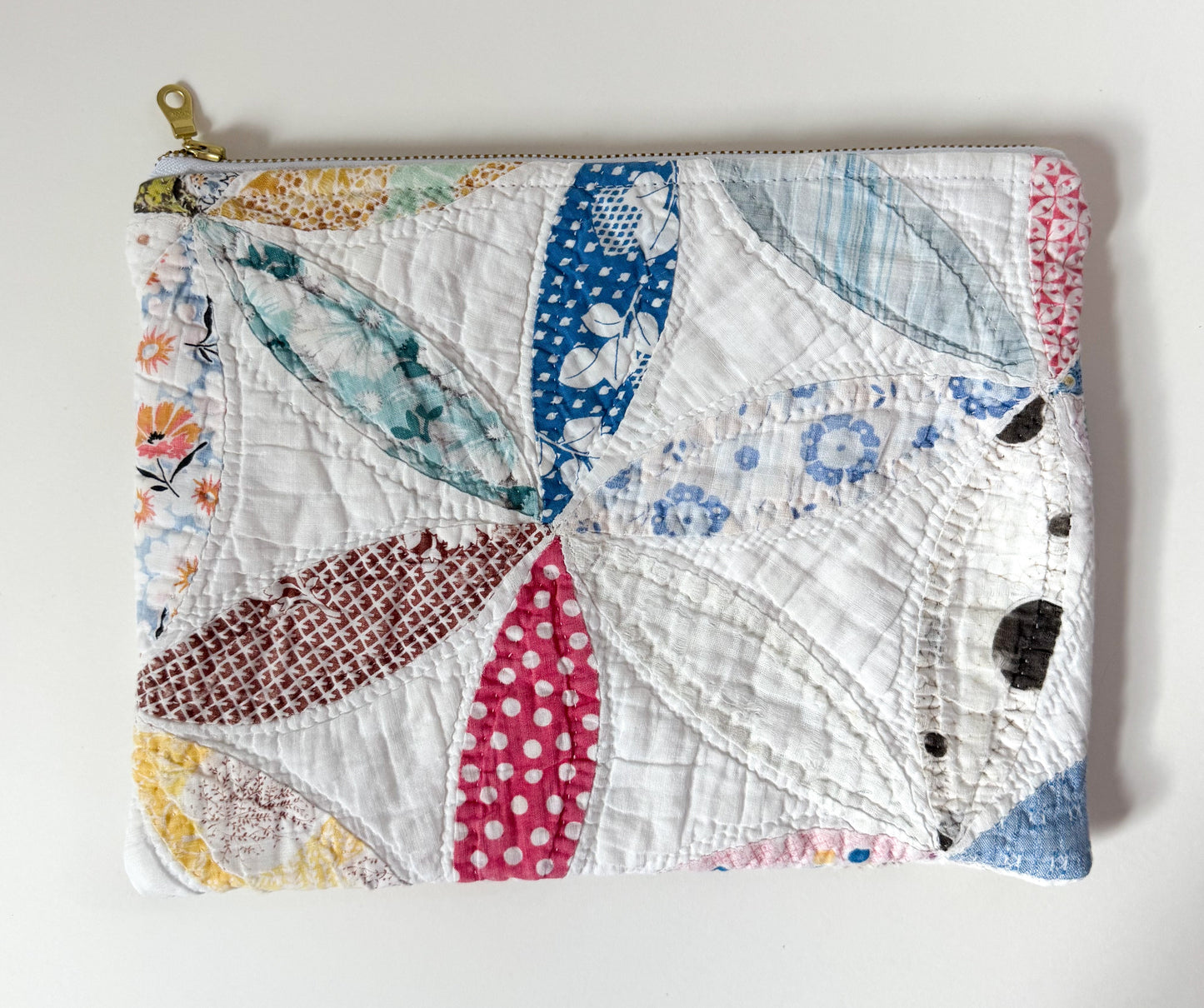 Quilt Zipper Pouch | Large