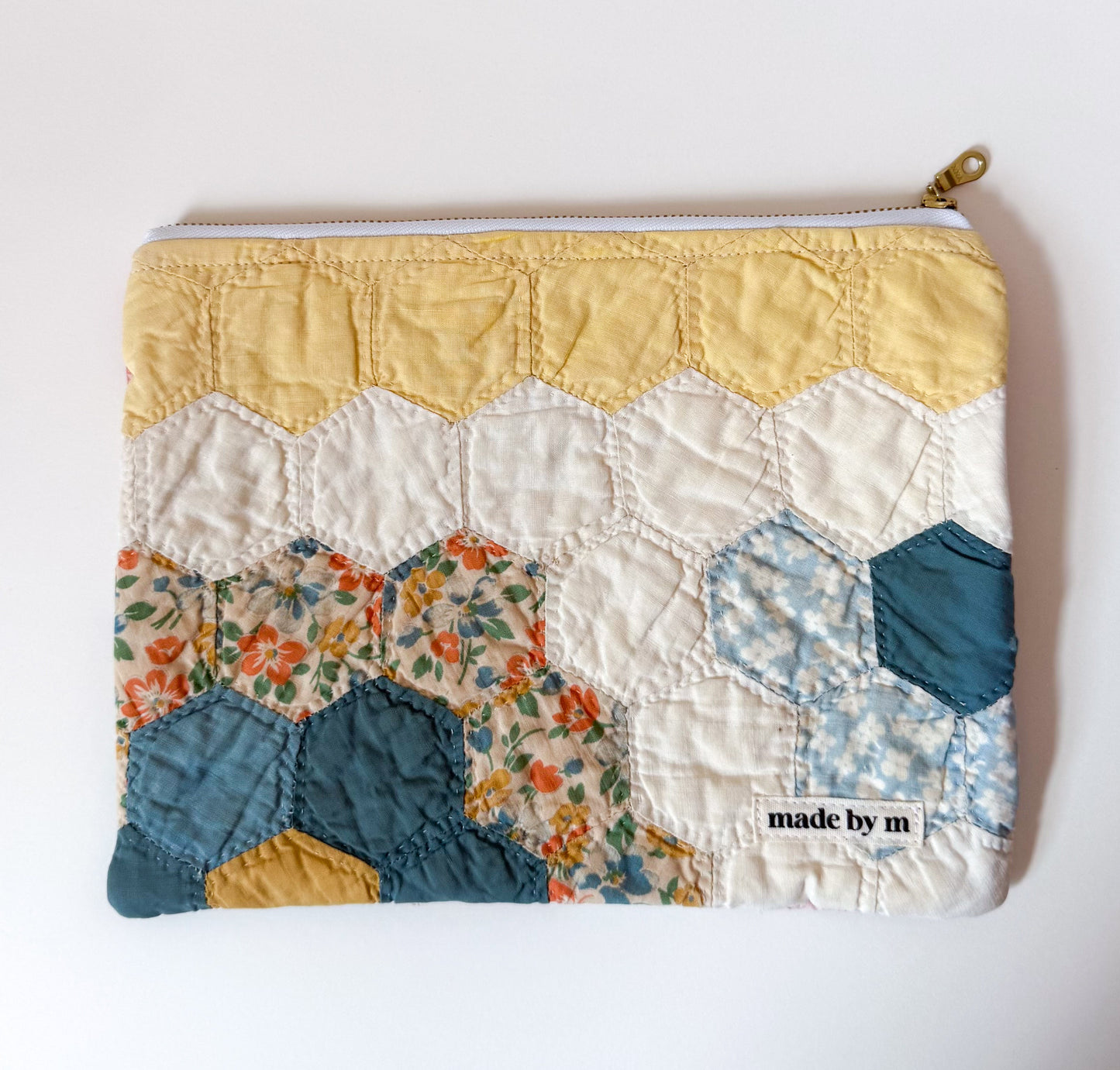Quilt Zipper Pouch | Large