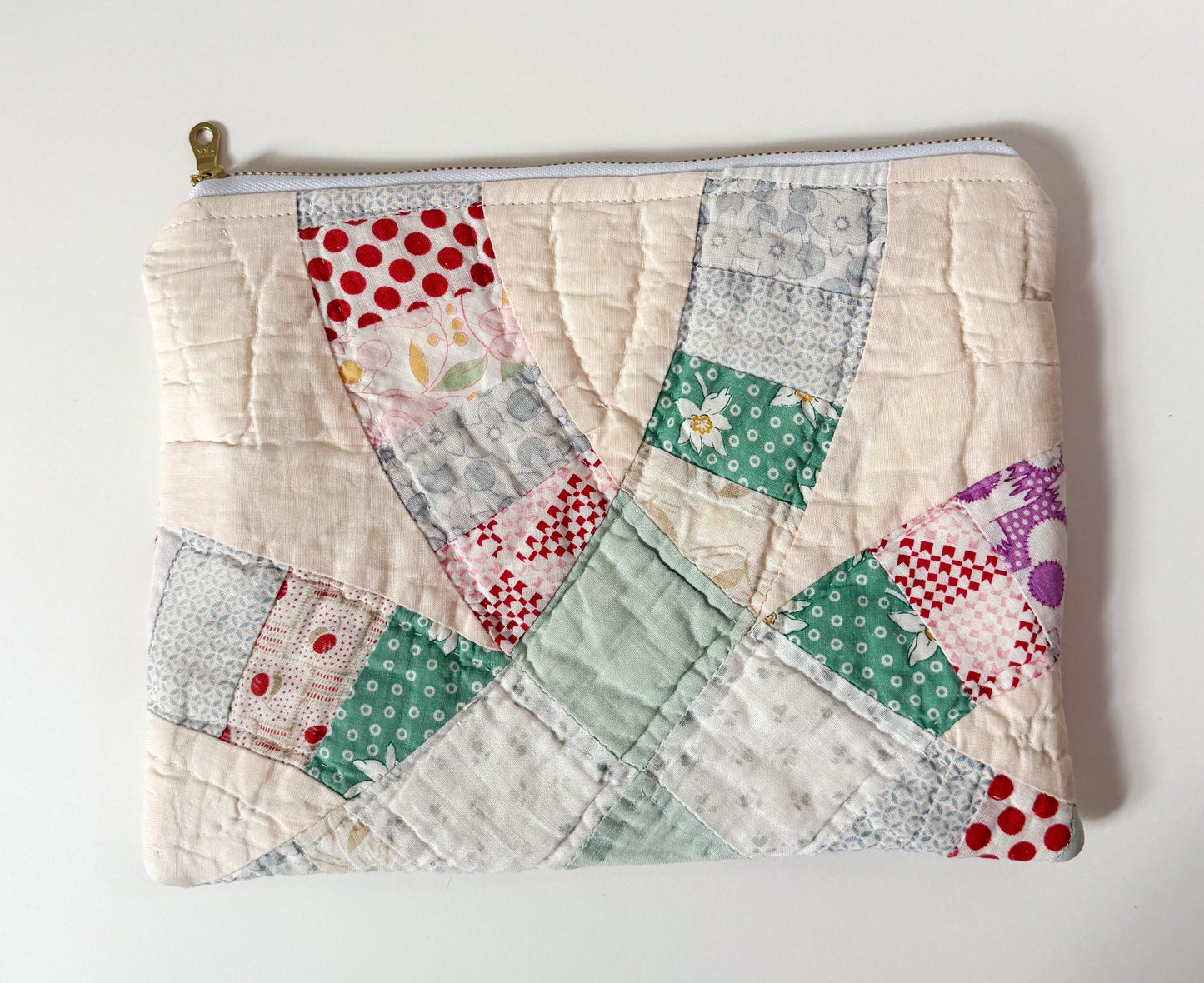 Quilt Zipper Pouch | Large
