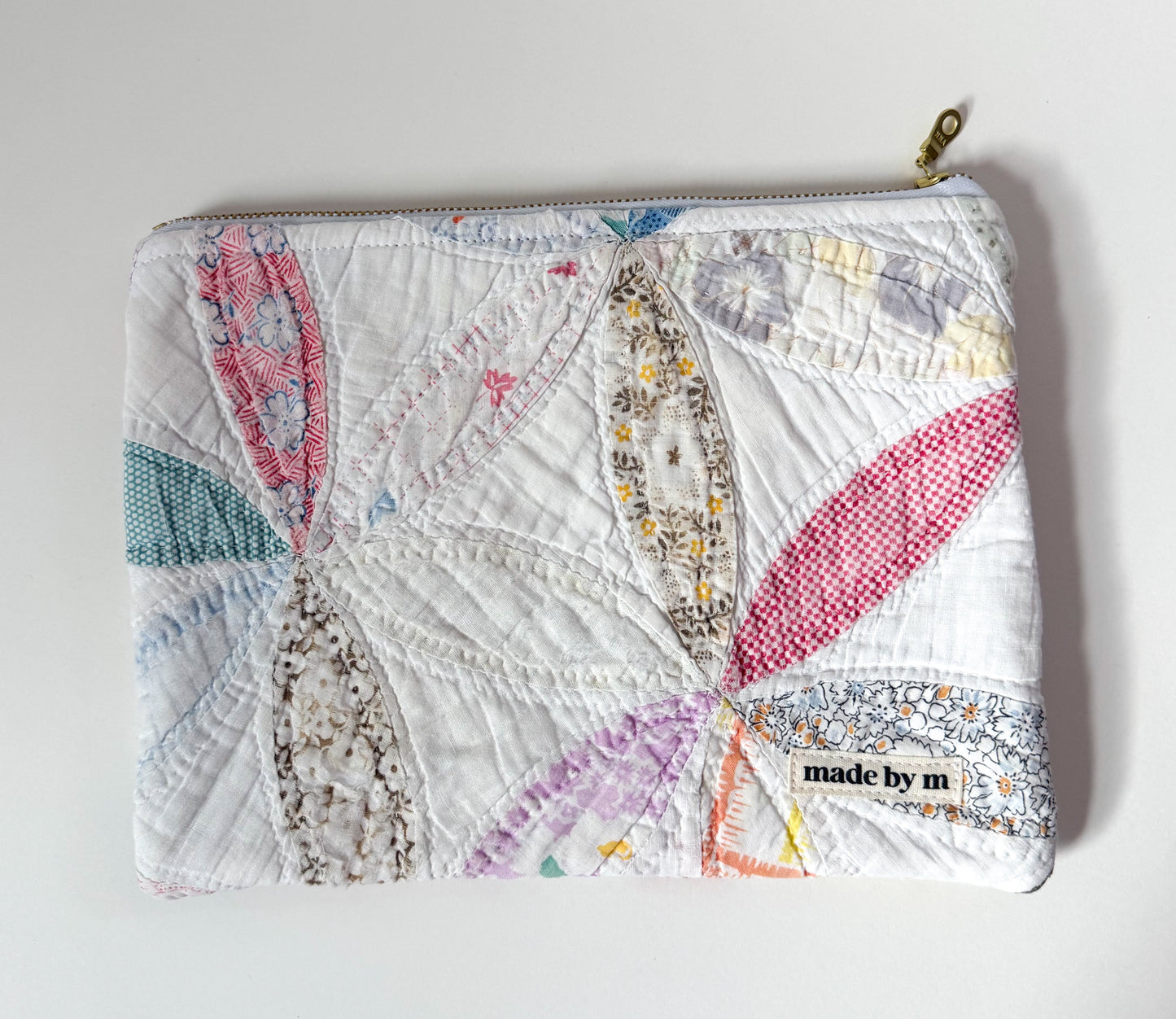 Quilt Zipper Pouch | Large