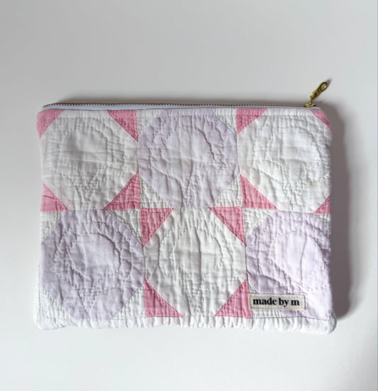 Quilt Zipper Pouch | Large