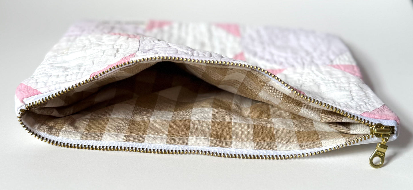 Quilt Zipper Pouch | Large