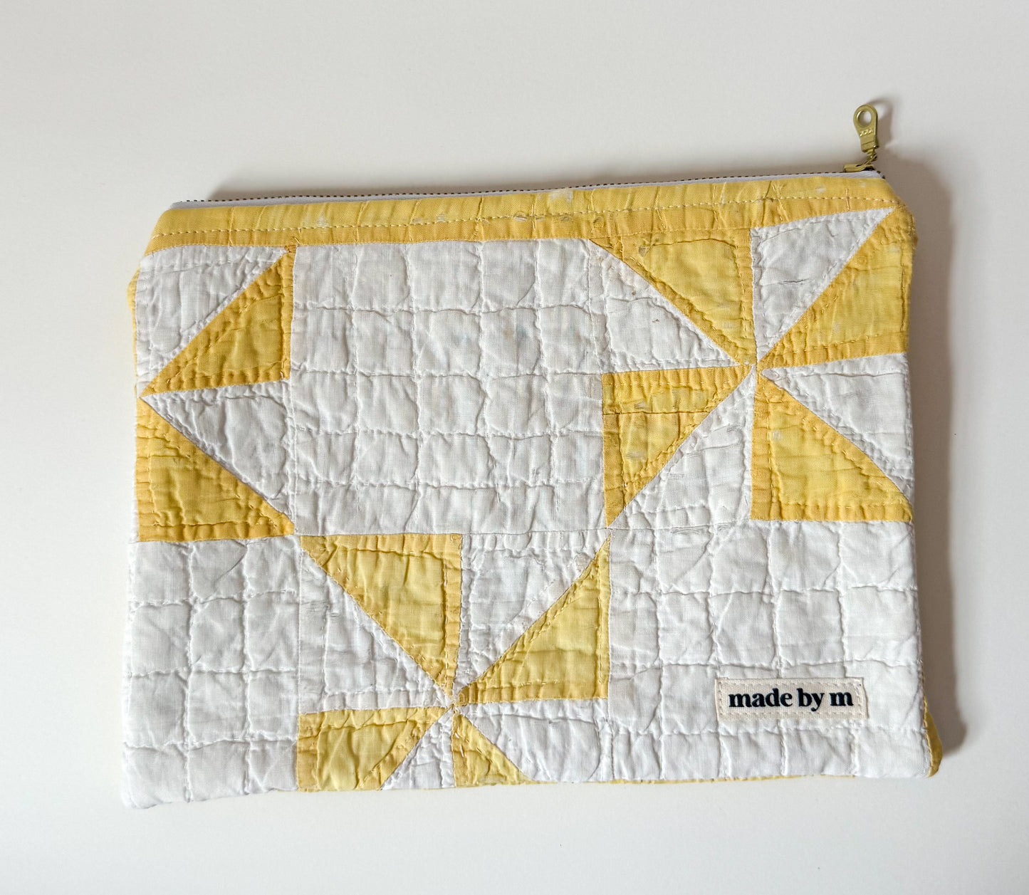 Quilt Zipper Pouch | Large