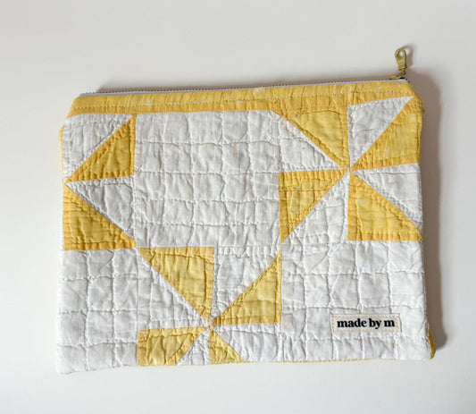 Quilt Zipper Pouch | Large