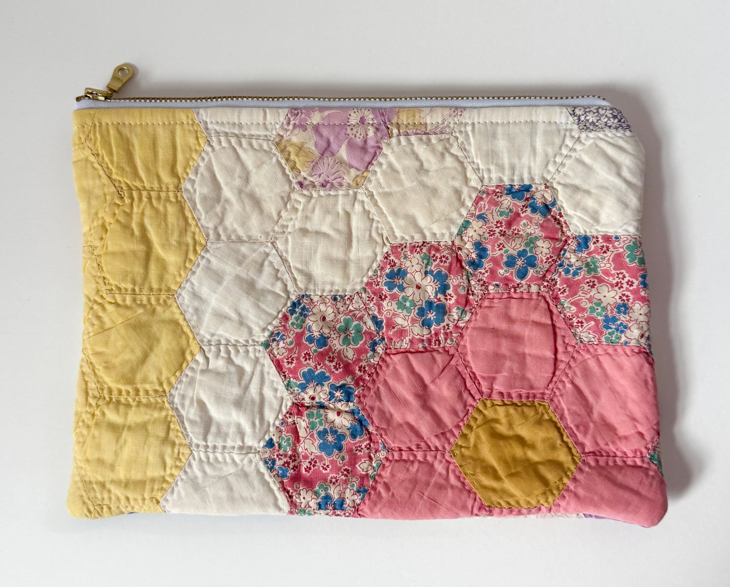 Quilt Zipper Pouch | Large