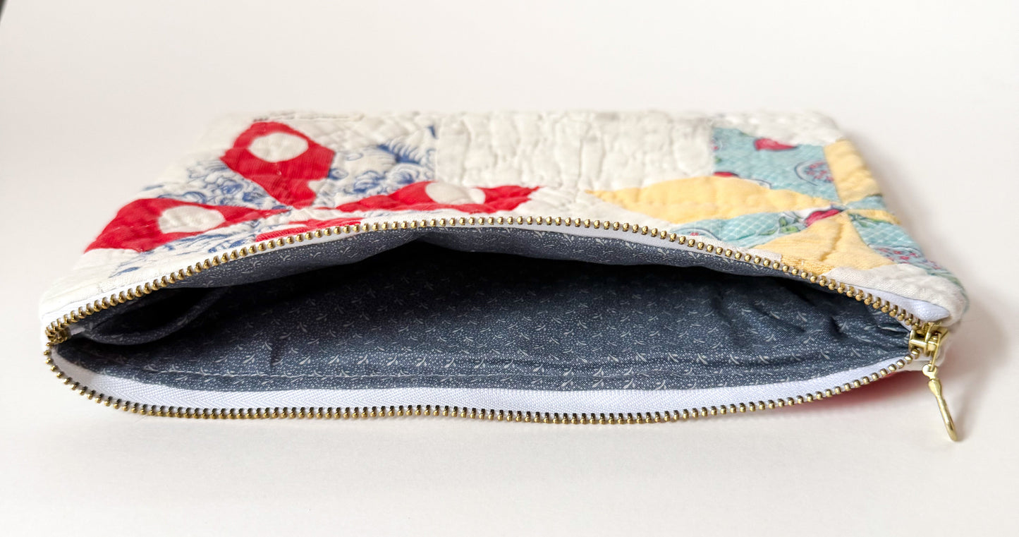 Quilt Zipper Pouch