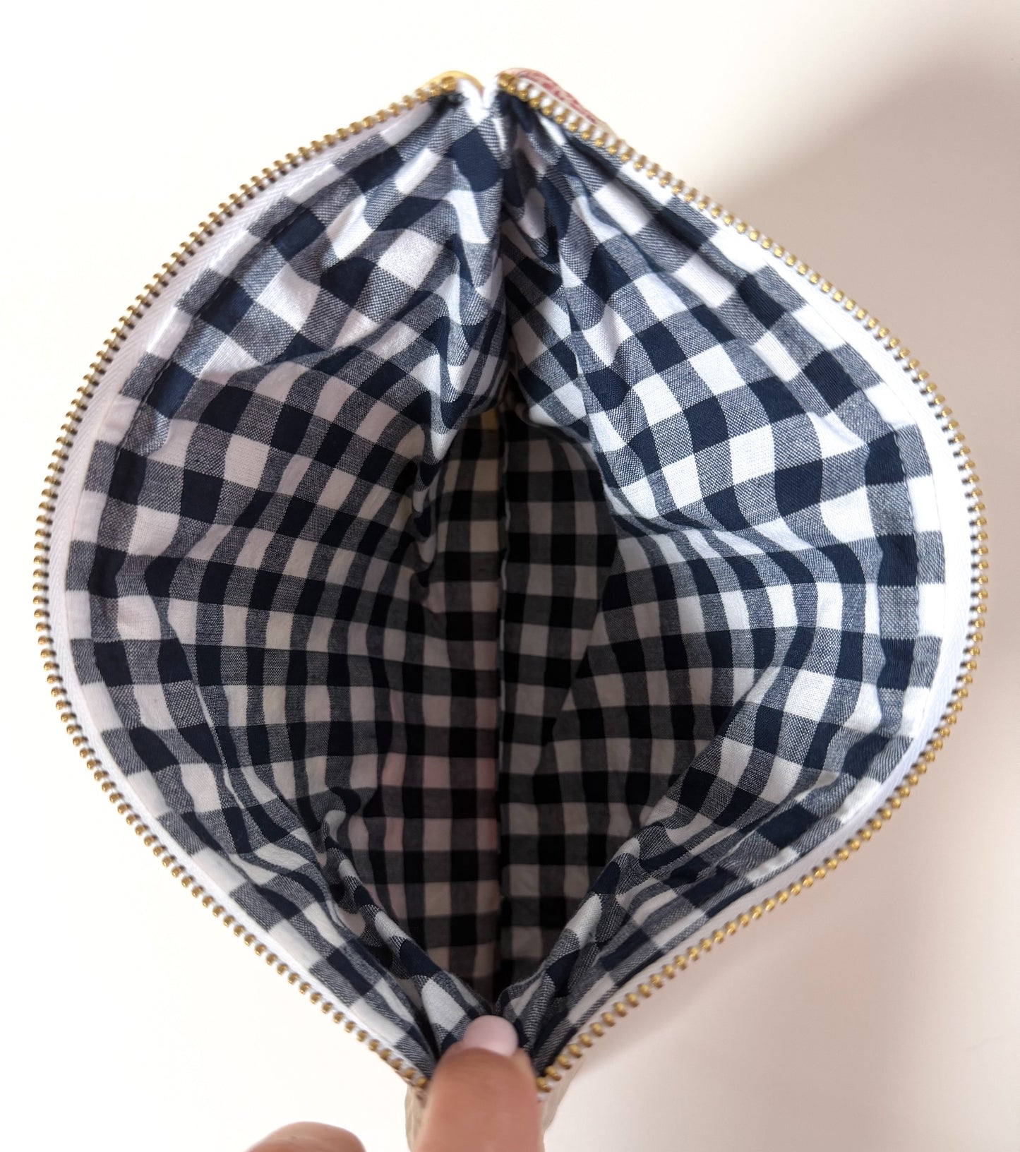 Quilt Zipper Pouch | Large