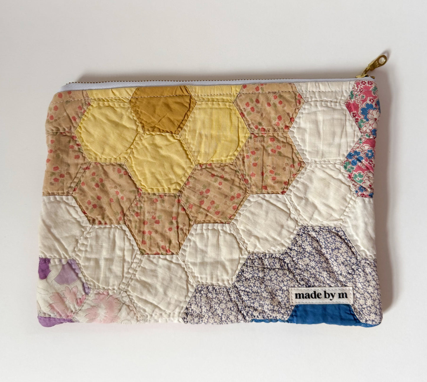 Quilt Zipper Pouch | Large