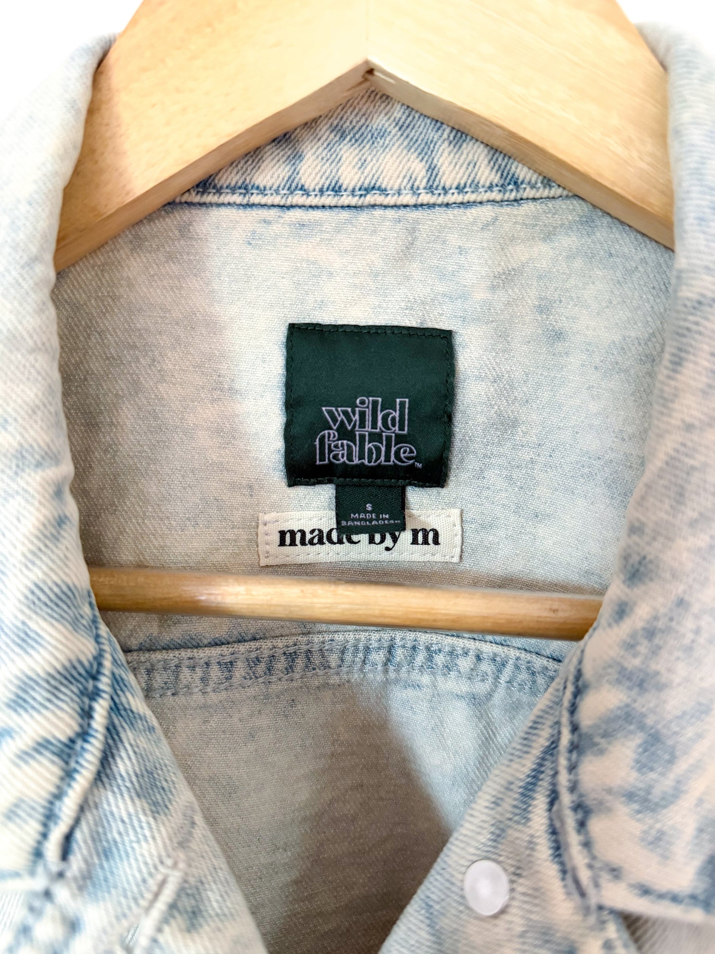 Grandmother’s Flower Garden Quilt Upcycled Denim Jacket